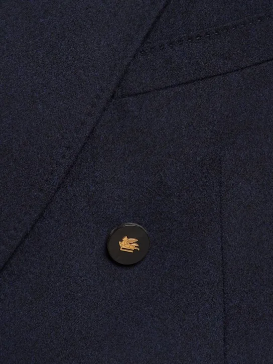 Etro   Cashmere double breasted blazer 