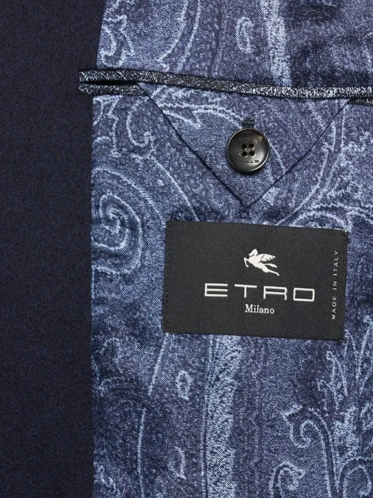 Etro   Cashmere double breasted blazer 