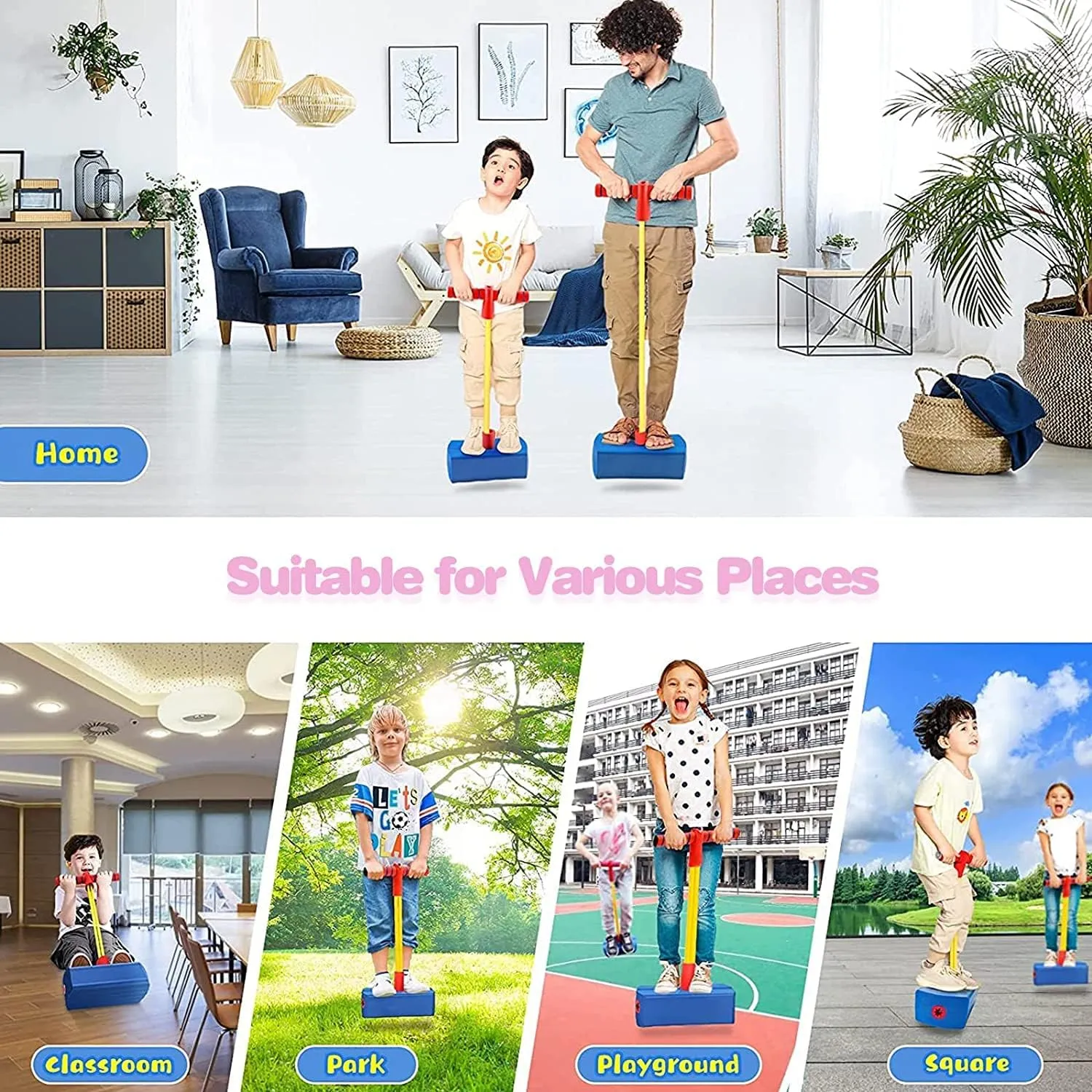 Foam Pogo Jumper - Blue
