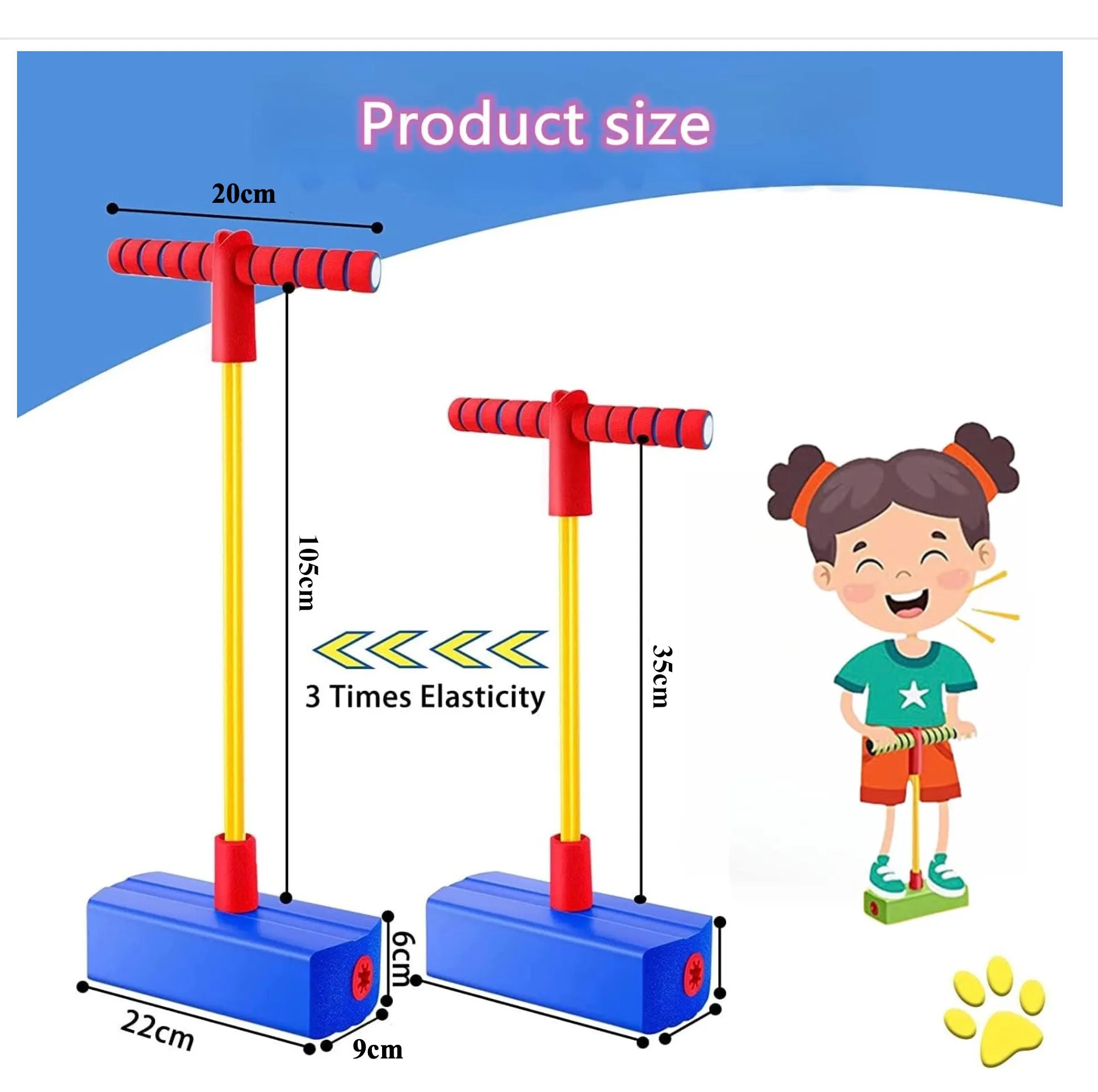 Foam Pogo Jumper - Blue