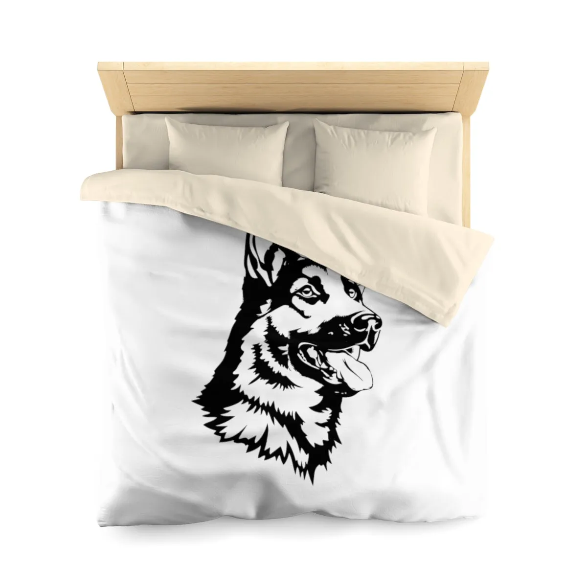 German Shepherd Microfiber Duvet Cover