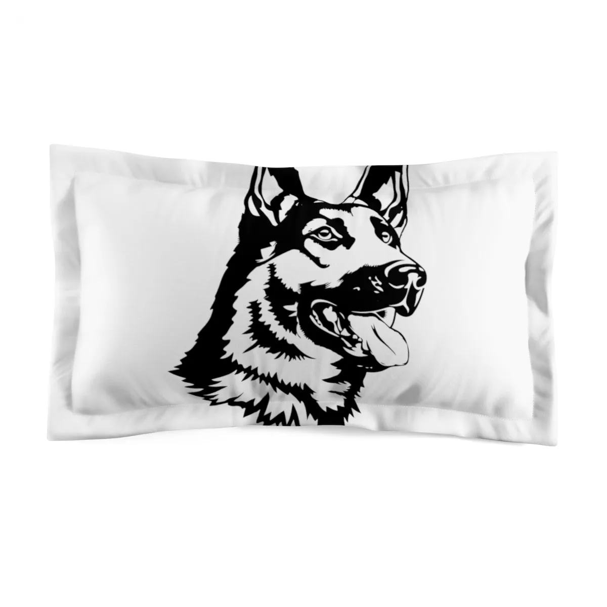 German Shepherd Microfiber Pillow Sham