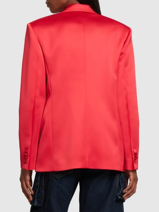 Giuseppe Di Morabito   Double breasted boxy satin blazer 