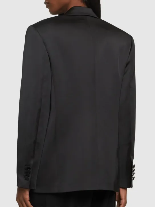 Giuseppe Di Morabito   Satin double breasted blazer 