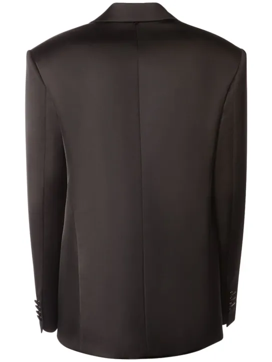 Giuseppe Di Morabito   Satin double breasted blazer 