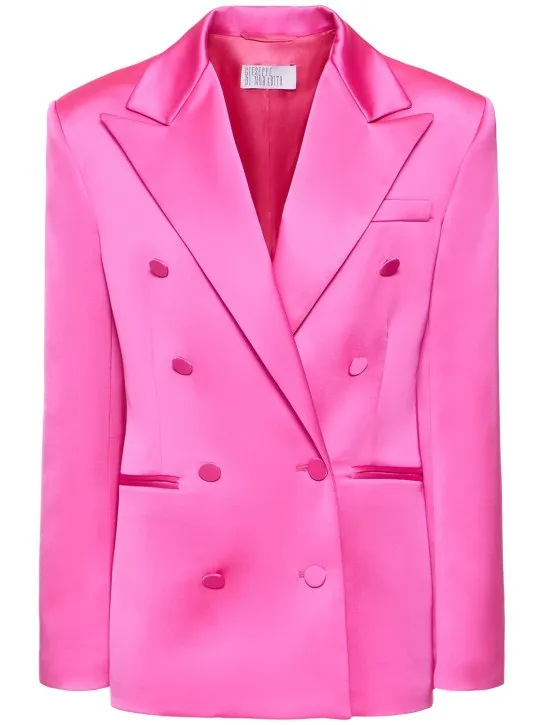 Giuseppe Di Morabito   Satin double breasted blazer 