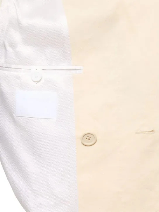 Helmut Lang   Sleeveless linen blend blazer 