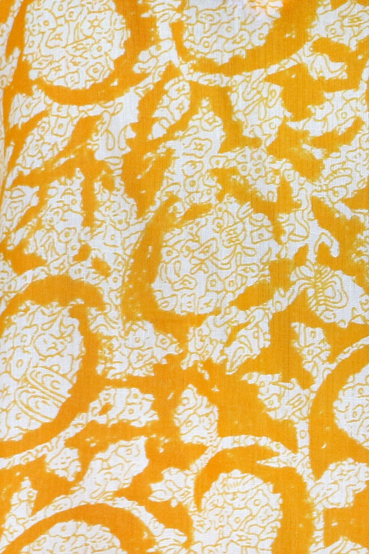 Holi Orange KikiSol Tunic with Gray Blue Trim