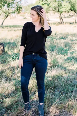 HURON TOP - Black