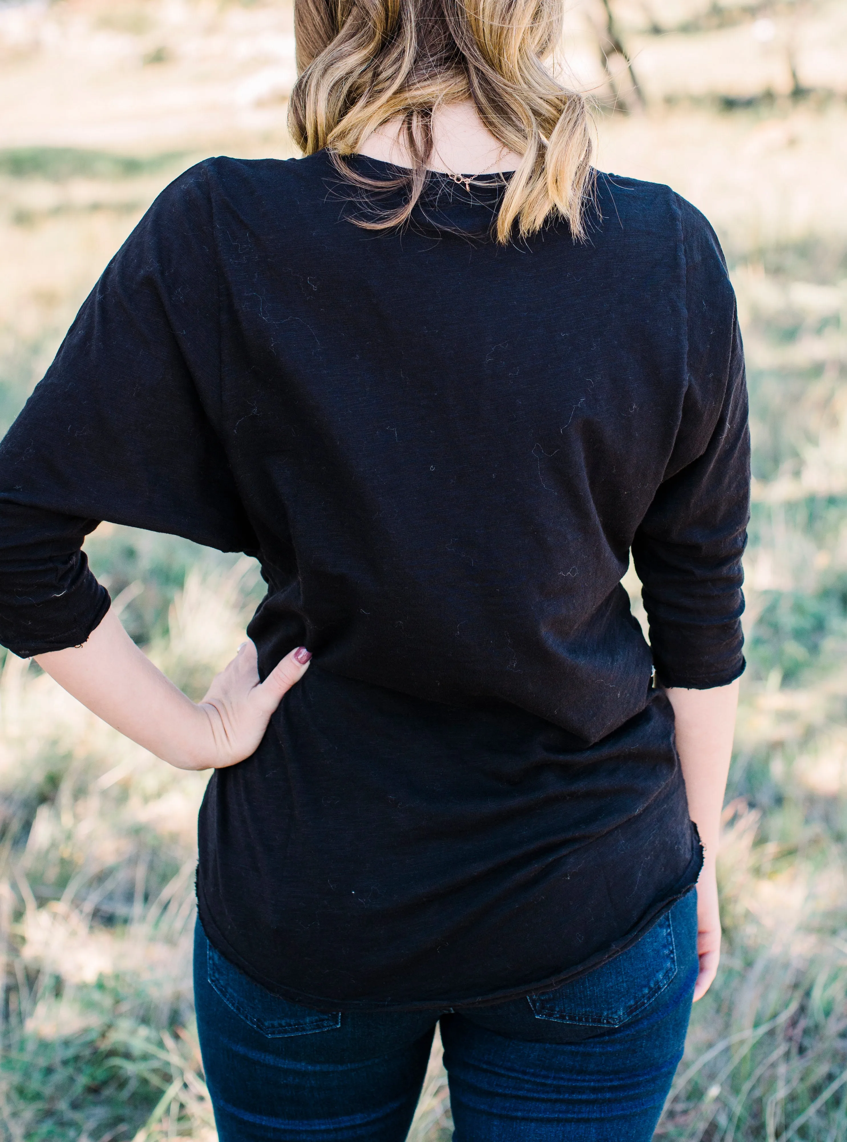 HURON TOP - Black