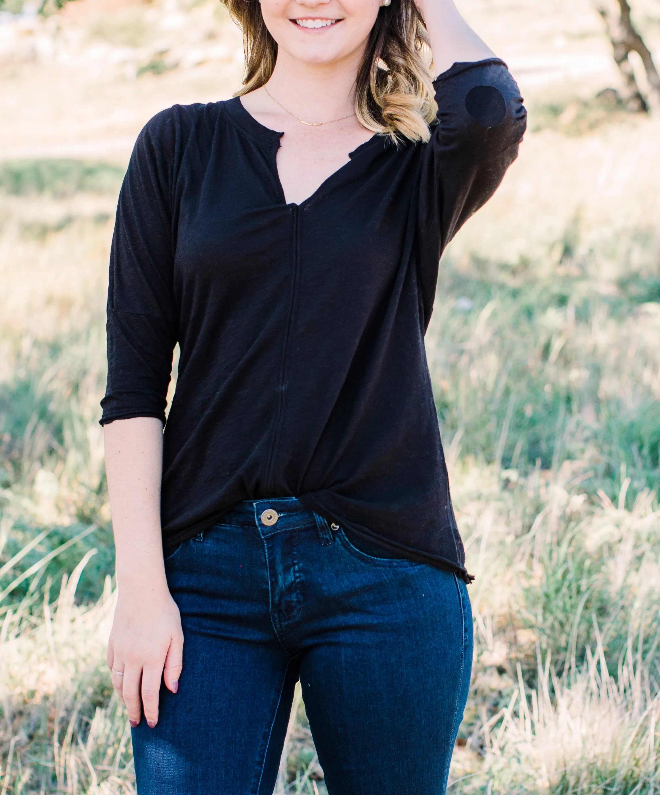 HURON TOP - Black