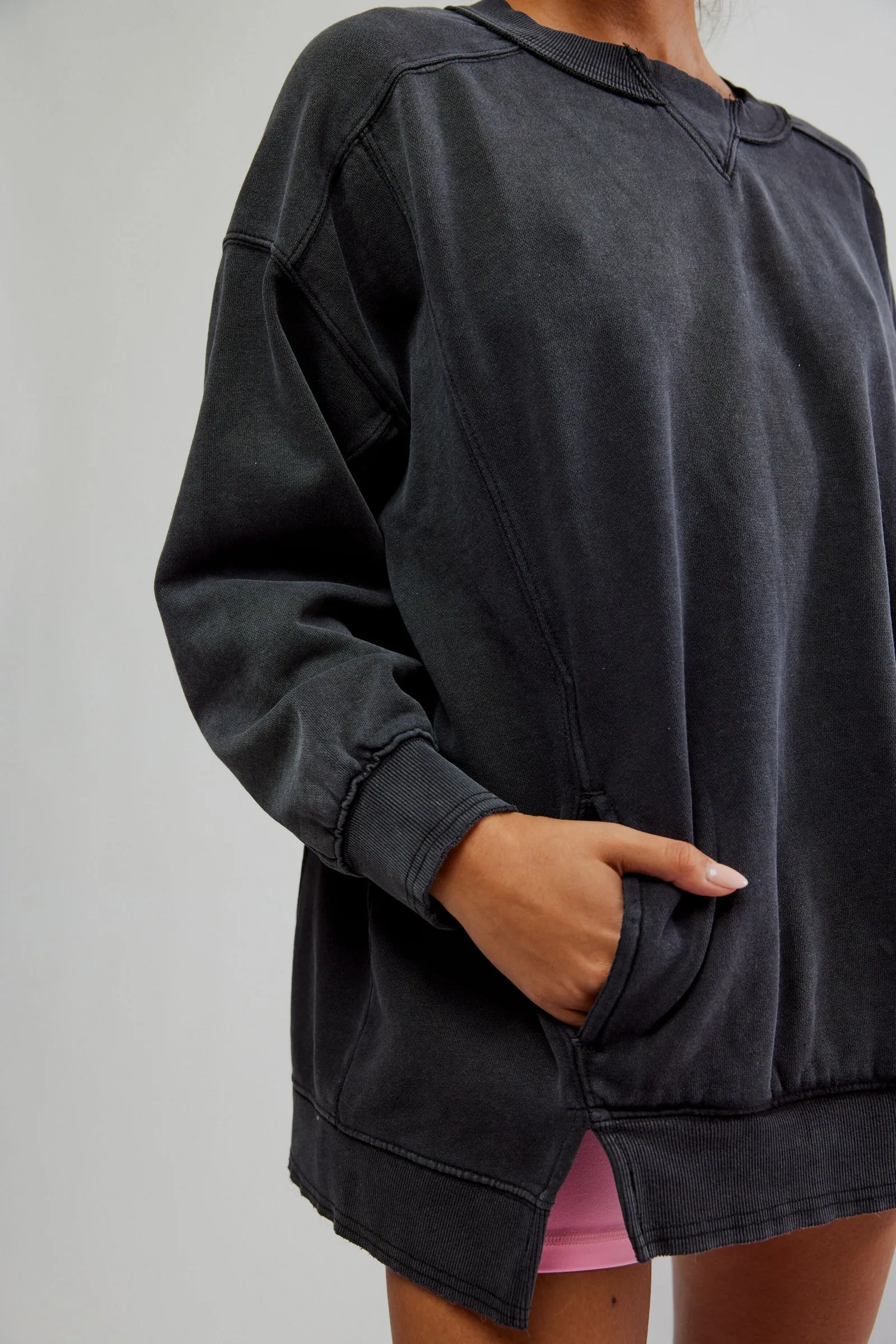 INTERCEPT TUNIC SWEATSHIRT