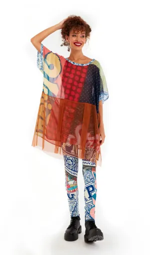 IPNG OWTBTI-099 One Size Tunic Ocean Washed Blouse