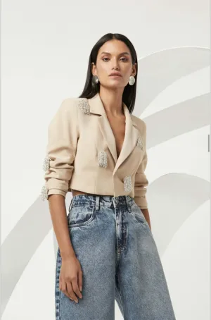 Isa Paes - Blazer Glow Tailoring Cropped
