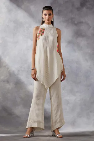 Ivory Tunic & Pants Co-Ord Set