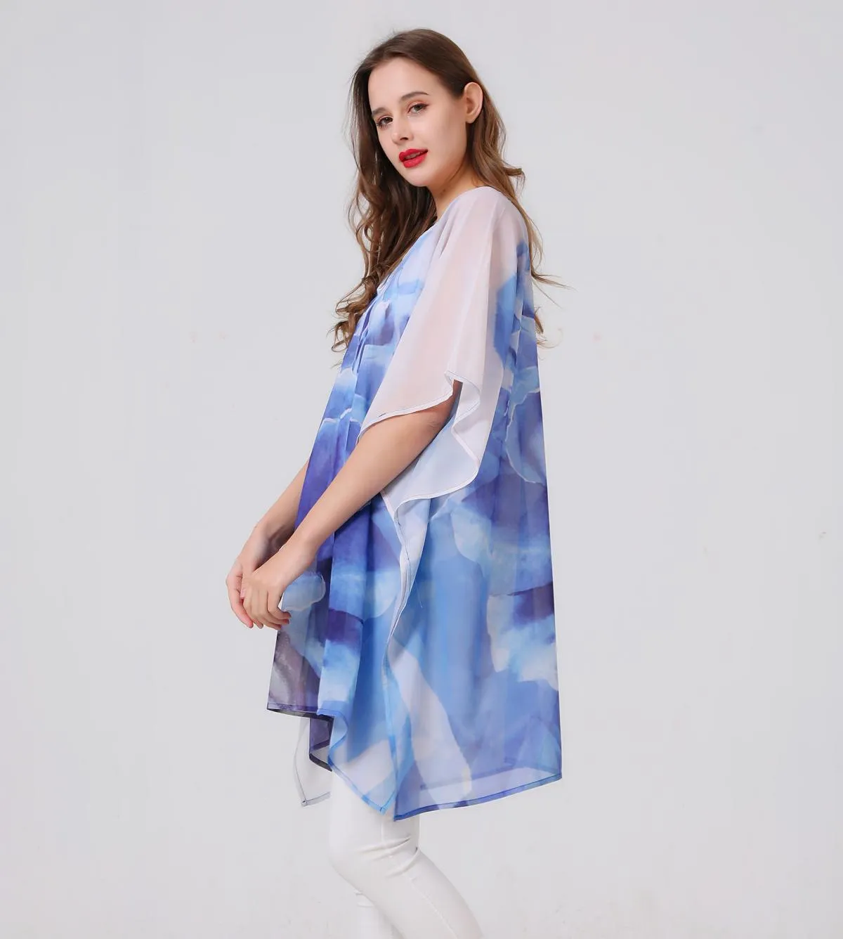 JC061907 Lotus V-Neck Tunic