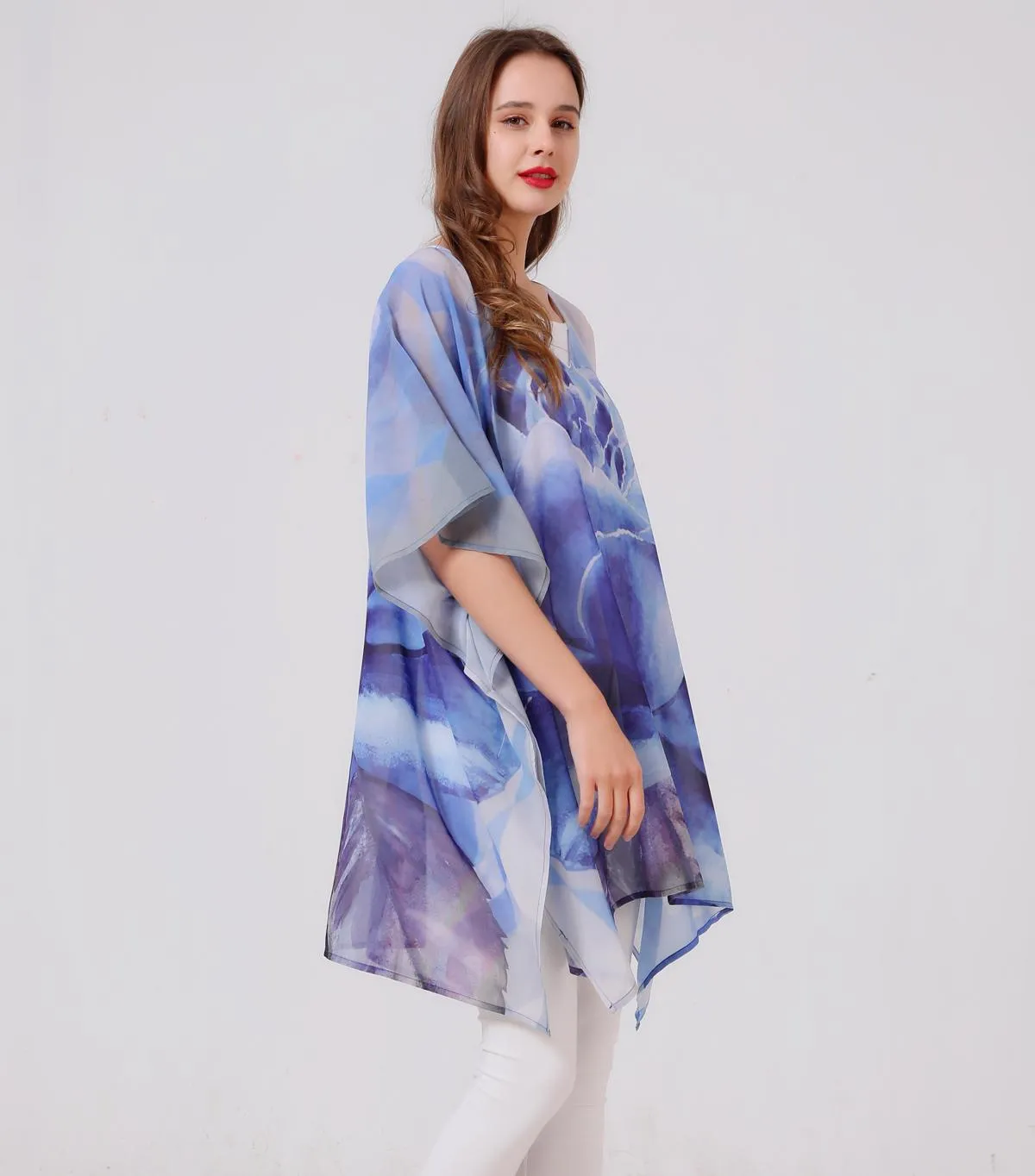 JC061907 Lotus V-Neck Tunic