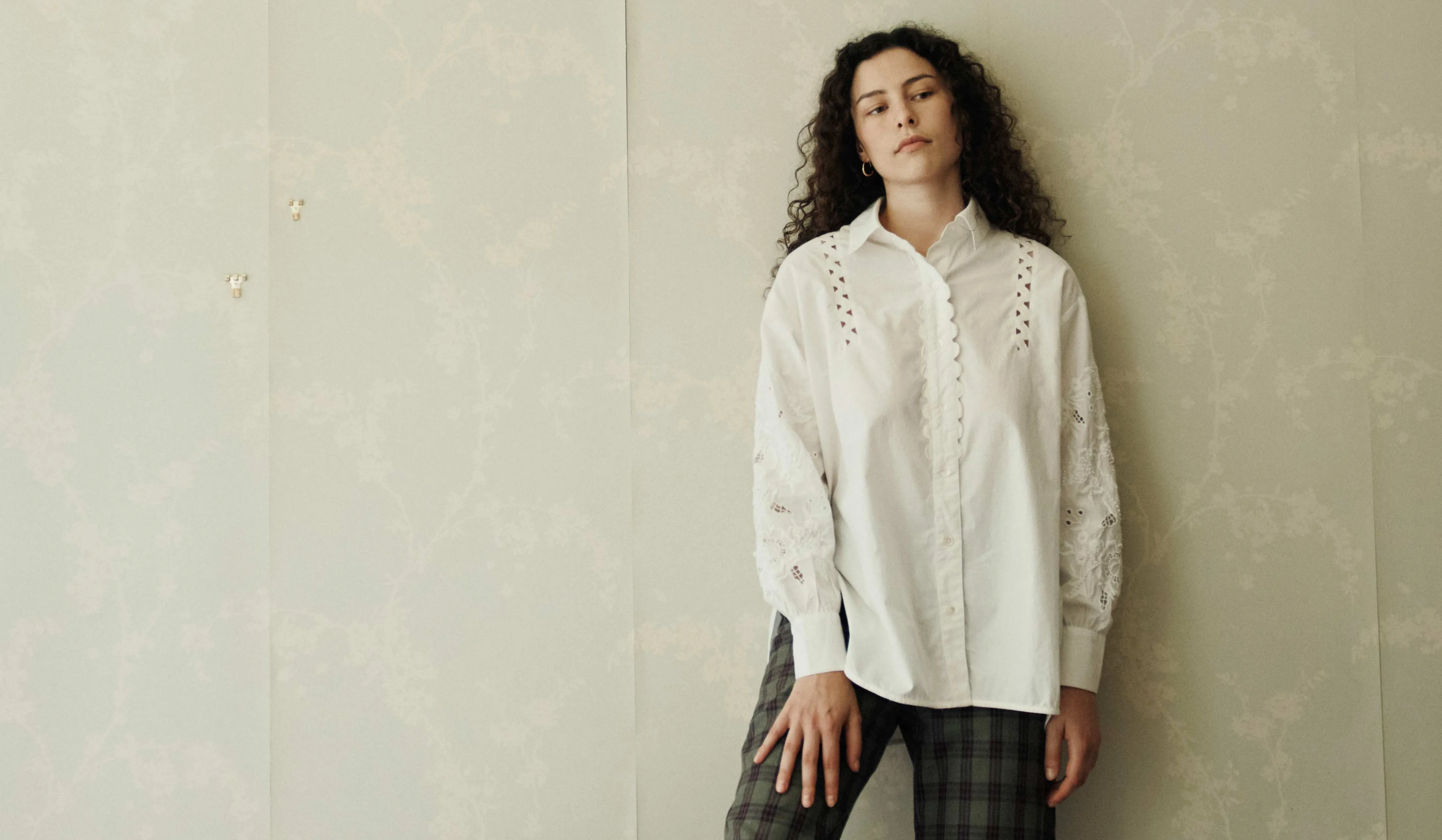 LOUISE MISHA TUNIC RUPI OFF WHITE