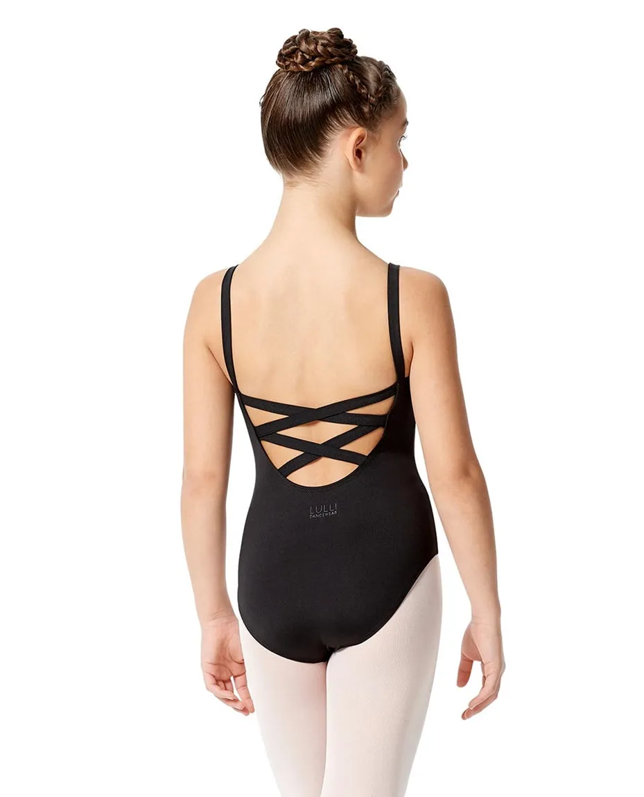 Lulli LUB224C Crisscross Back Camisole Leotard
