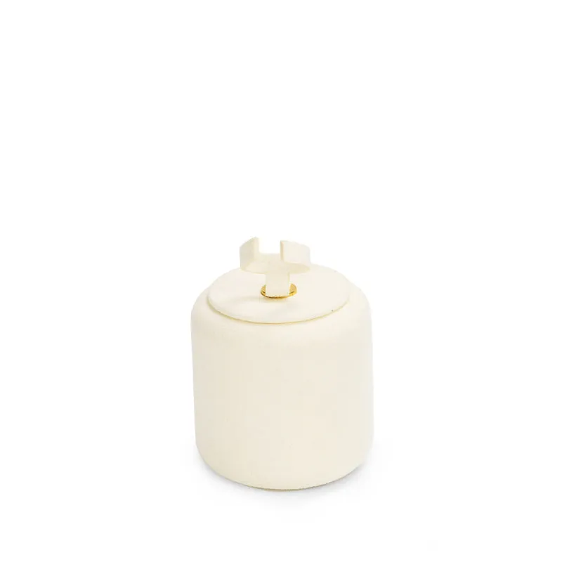 Luxury Beige Microfiber Jewelry Display Set TT090
