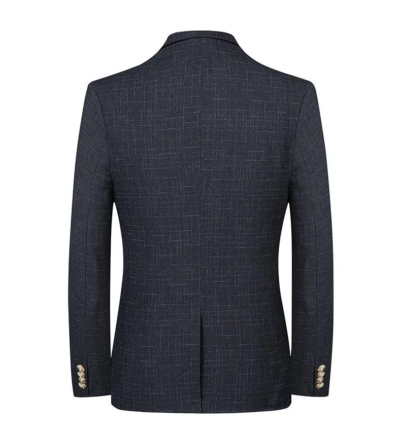 Men Blazer - Marl 2-Button Formal Blazer