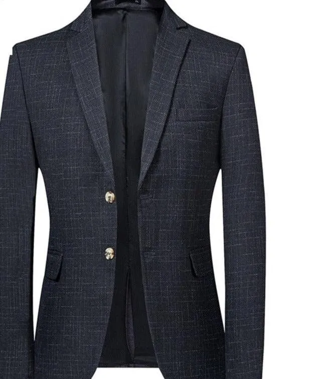 Men Blazer - Marl 2-Button Formal Blazer