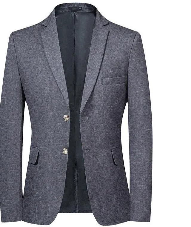 Men Blazer - Marl 2-Button Formal Blazer