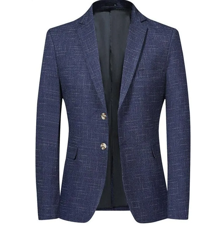 Men Blazer - Marl 2-Button Formal Blazer