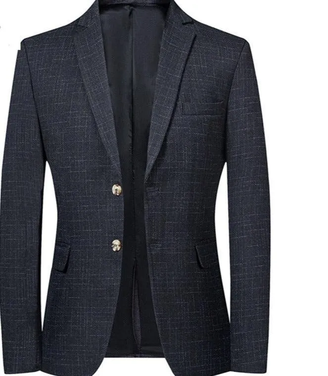 Men Blazer - Marl 2-Button Formal Blazer