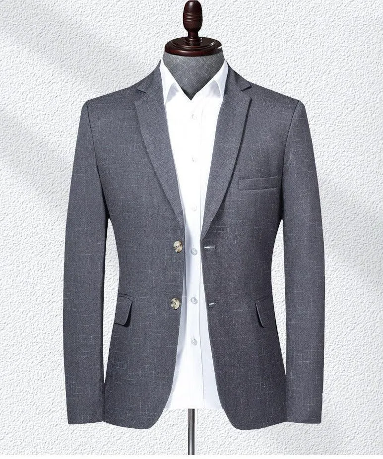 Men Blazer - Marl 2-Button Formal Blazer