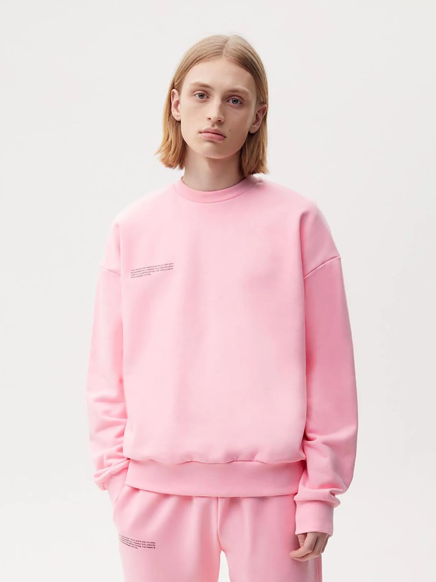 Mens Archive 365 Midweight Sweatshirt—sakura pink