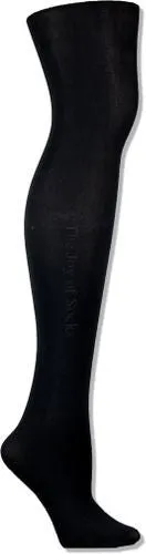 Microfiber Opaque Black Tights
