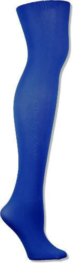 Microfiber Opaque Royal Blue Tights