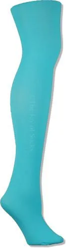 Microfiber Opaque Turquoise Tights