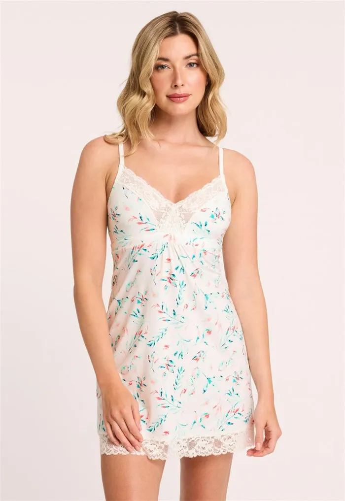 Montelle Lace Trim Full Support Chemise #9394