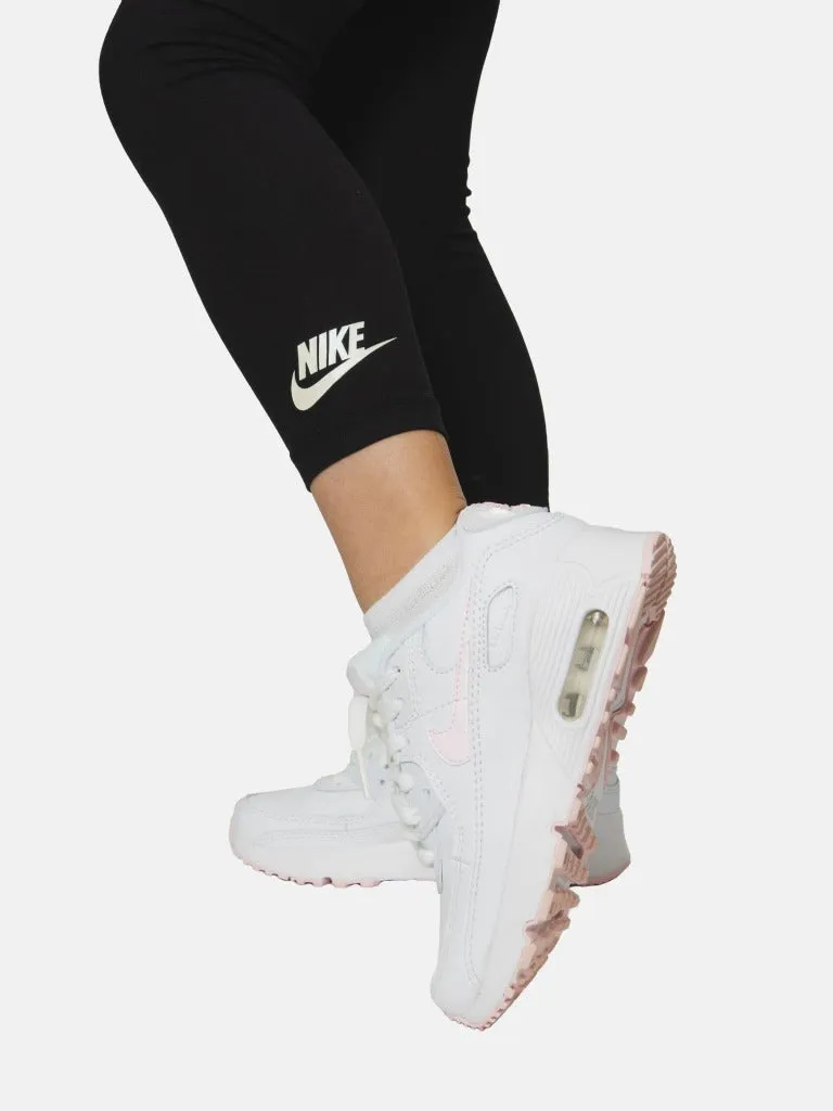 Nike Junior Girls Swooshfetti Top and Legging Set -Light Mint and Black