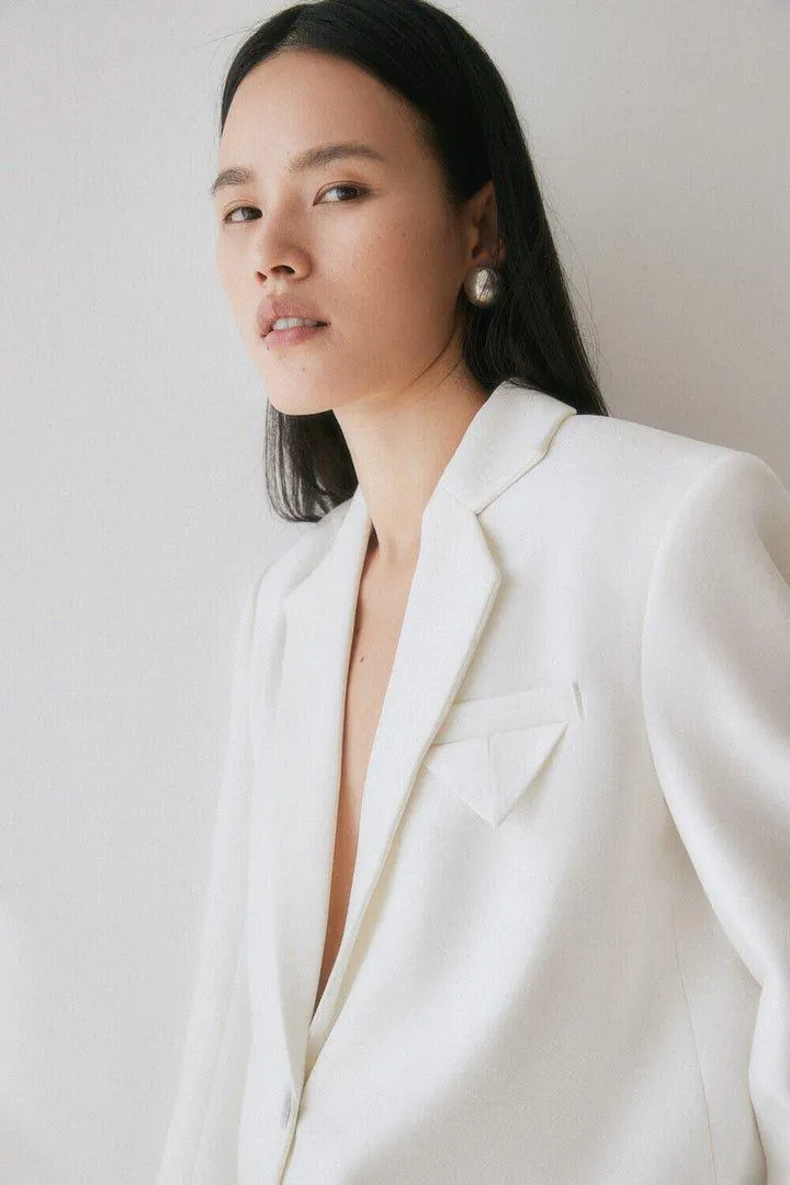Notched Lapel Blazer-Abigail