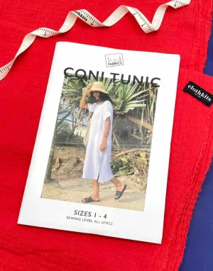 Organic Double Gauze Coni Tunic Dressmaking Kit, Tessuti