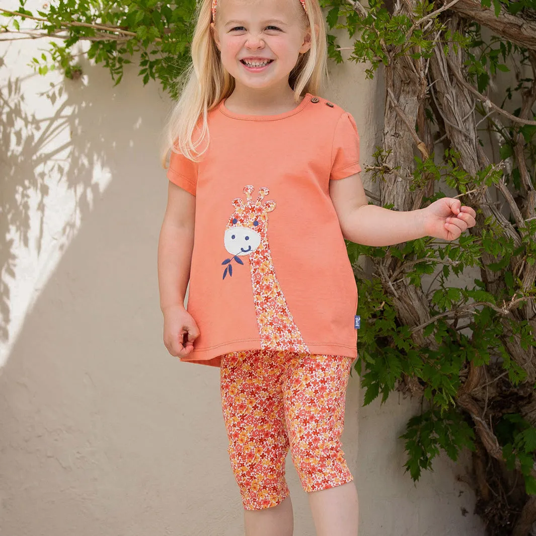Petal perfume cropped leggings