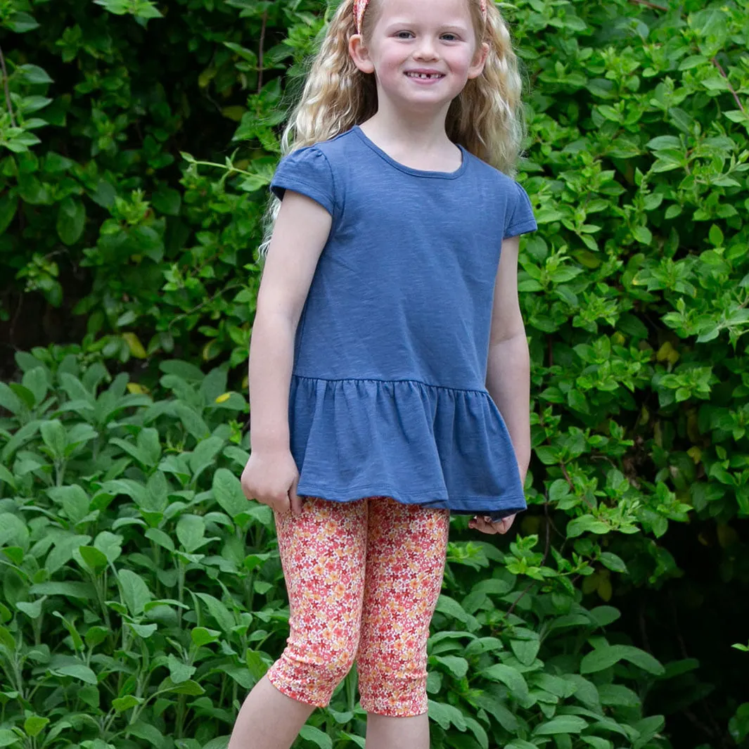 Petal perfume cropped leggings