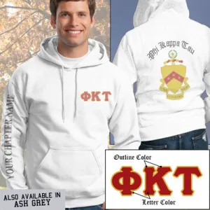 Phi Kappa Tau Crest Hoodie - G185 - SUB