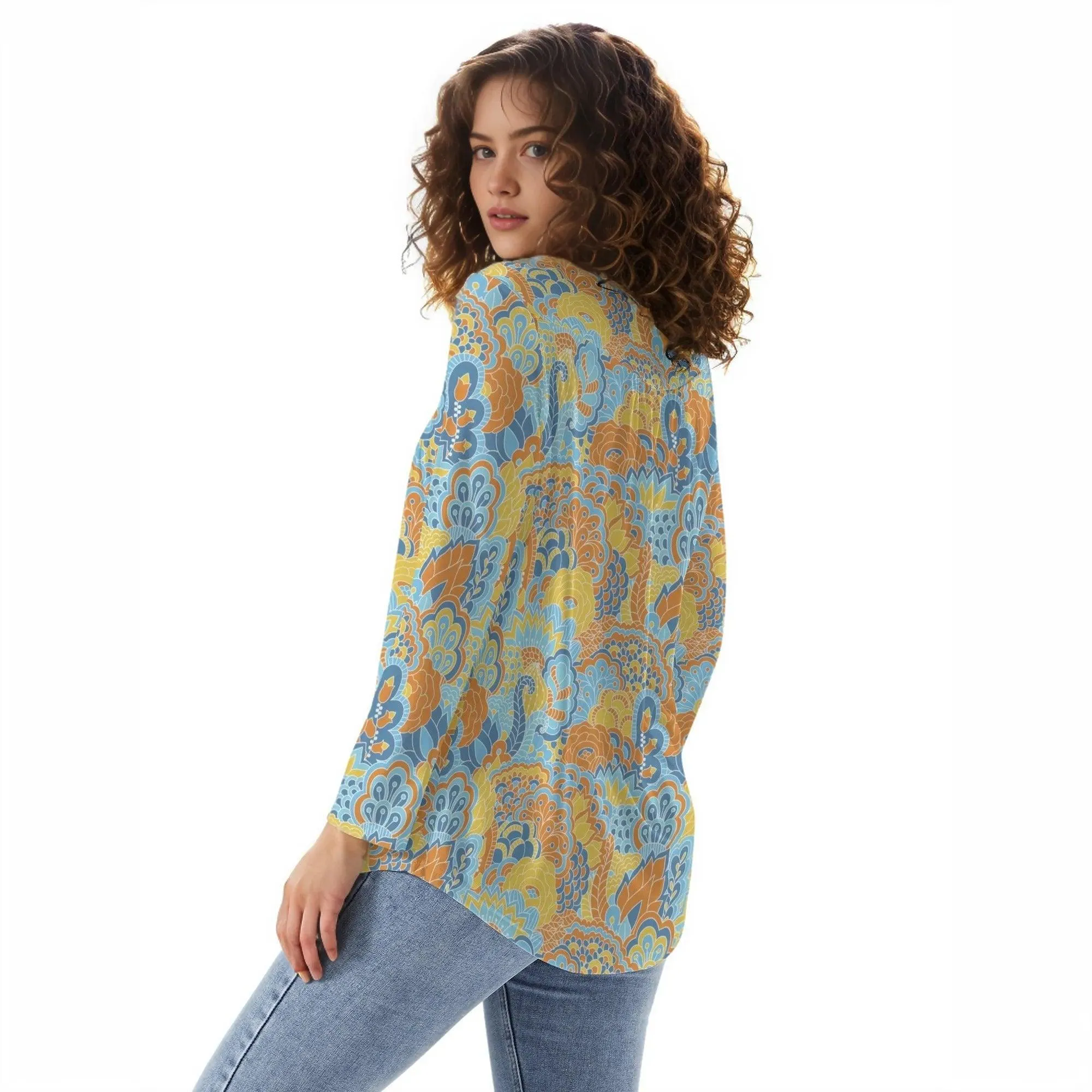 Pinsa Babydoll Long Sleeve Top