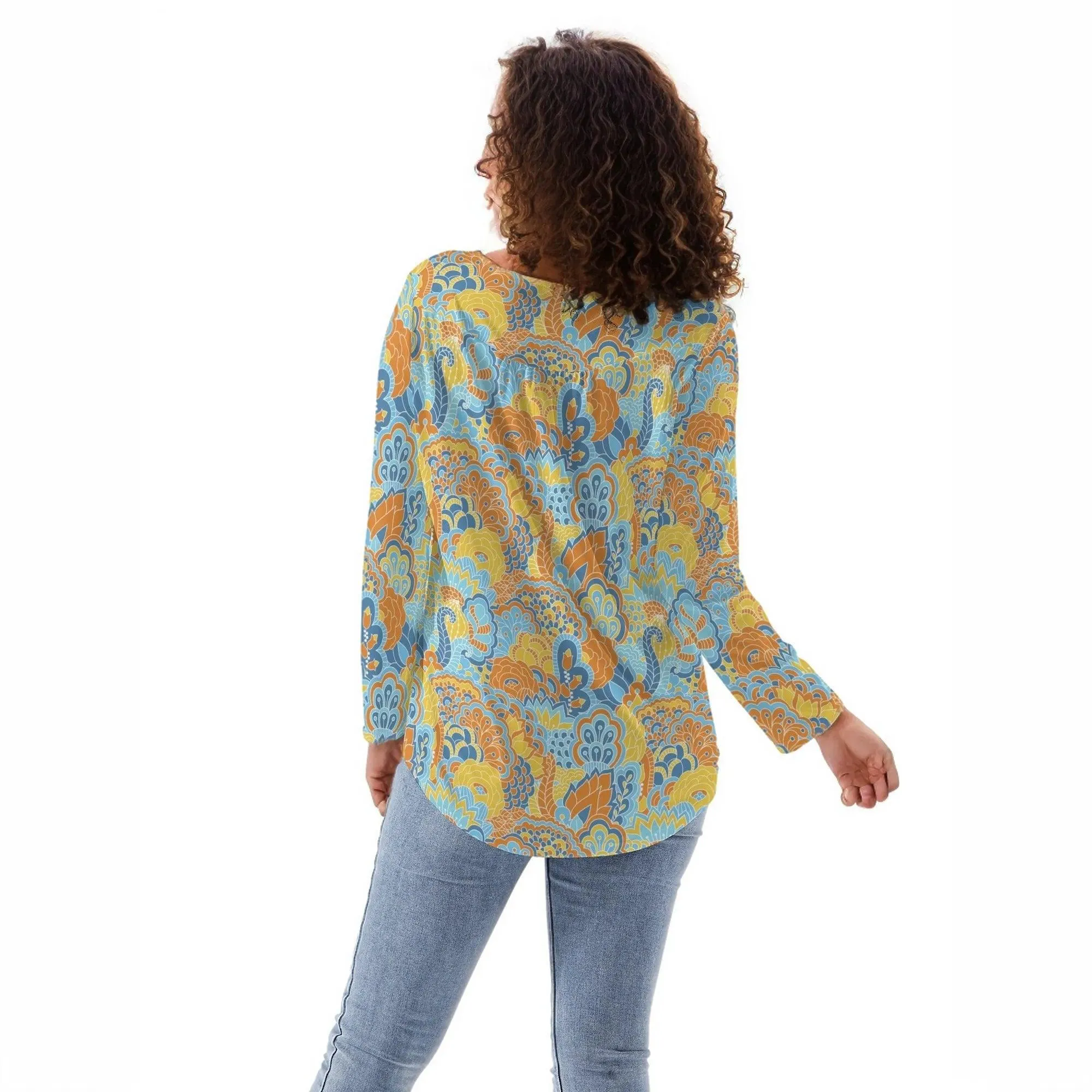 Pinsa Babydoll Long Sleeve Top