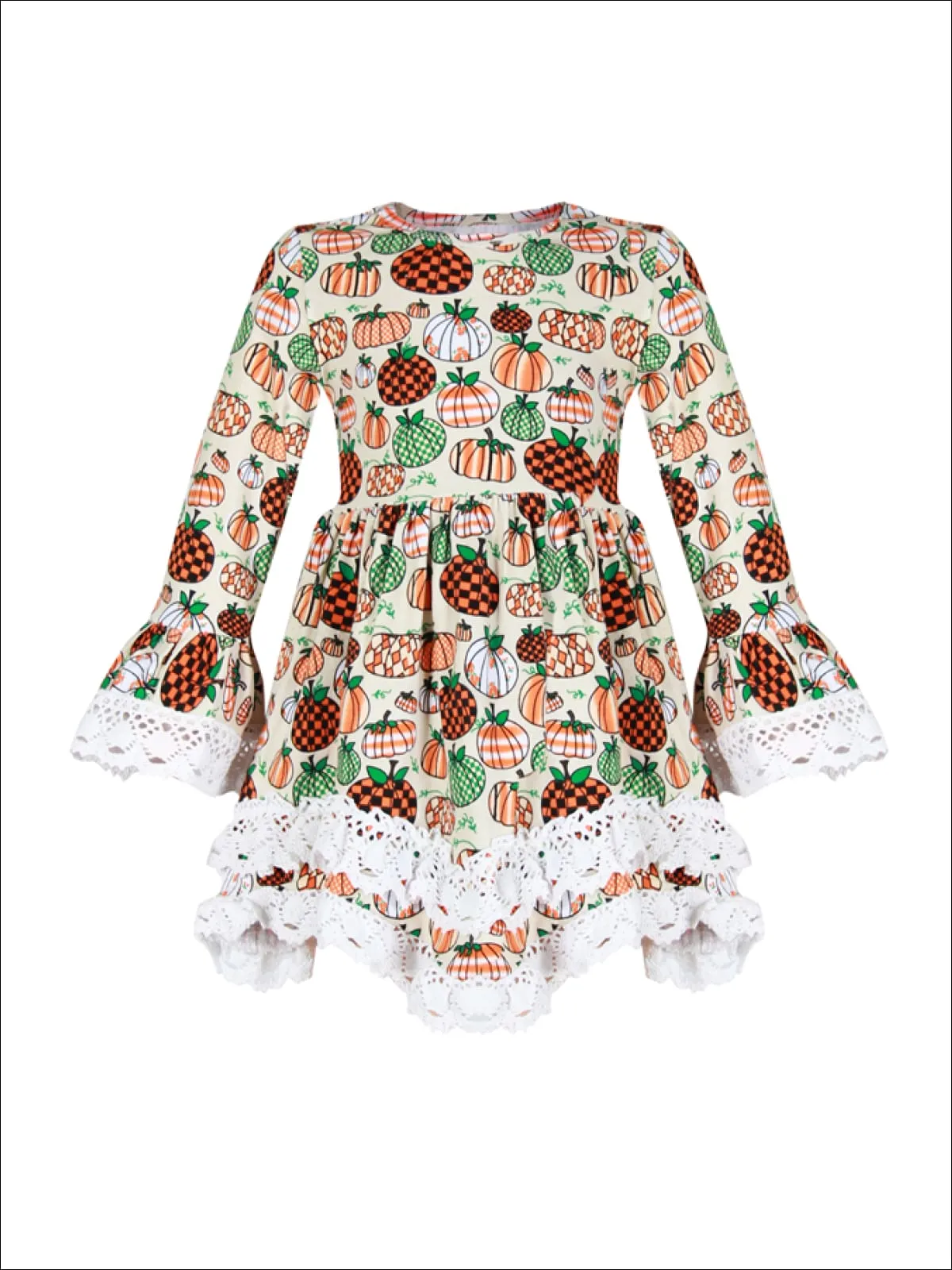 Pumpkins On My Mind Crochet Tiered Tunic