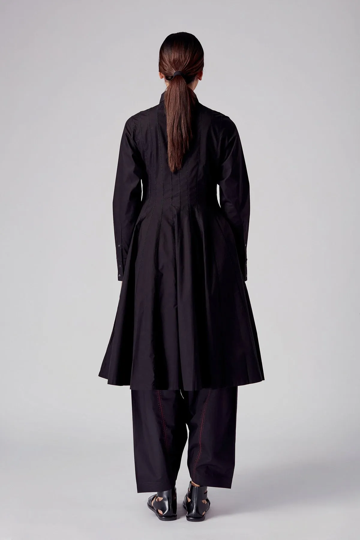 Rajesh Pratap Singh   I   Agasi panelled dress   Black  4LB-33 B  Women classic collection