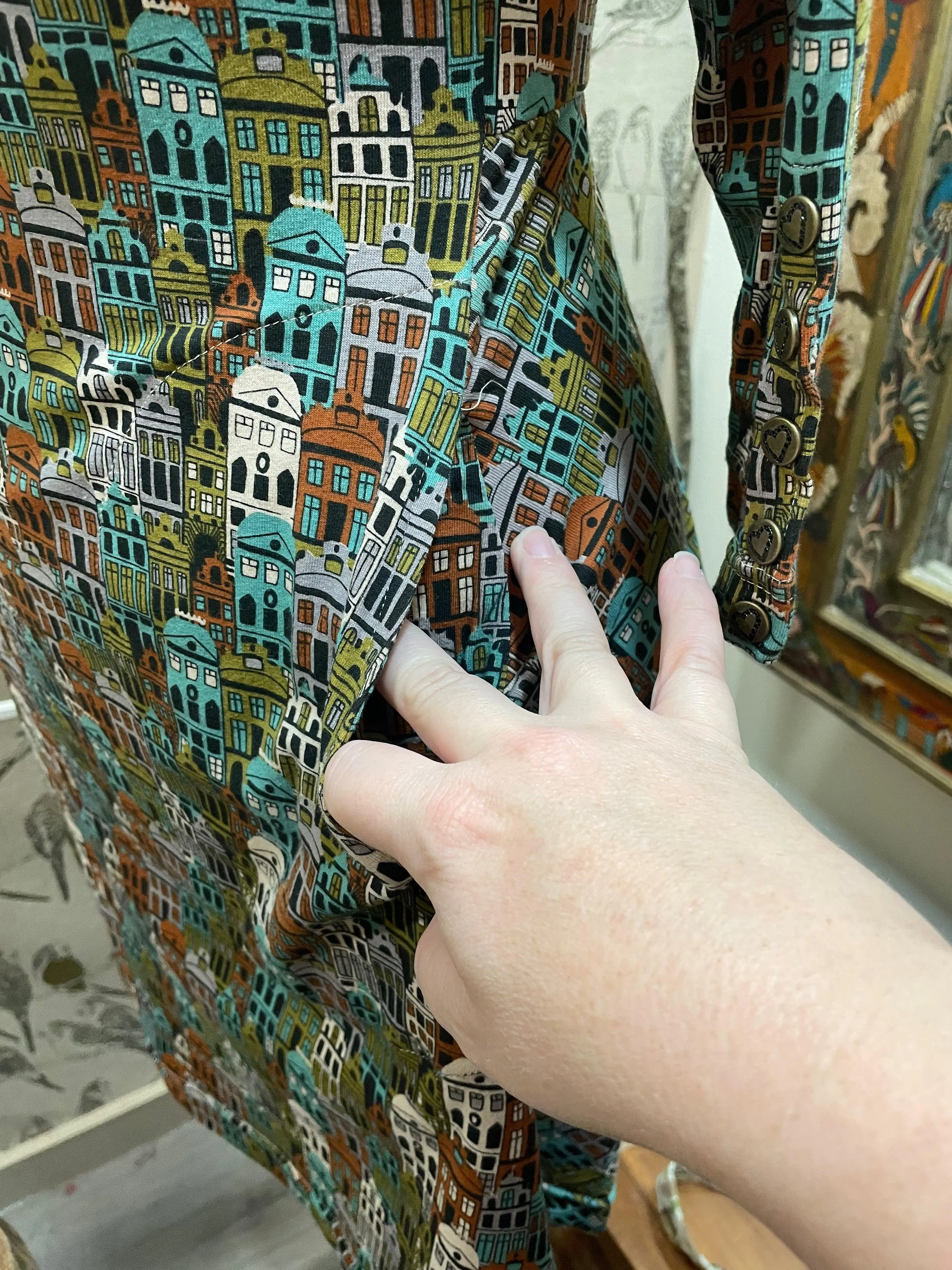 Renew Tunic in Prague Print by Effie's Heart