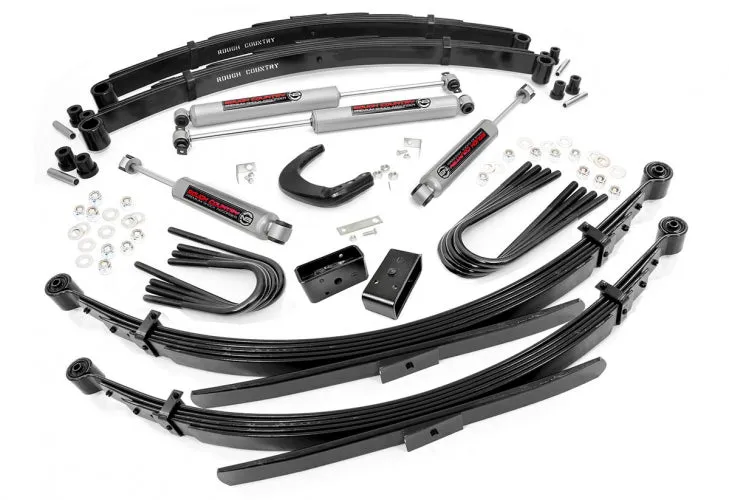 Rough Country Lift Kit Chevy K5 Blazer 4WD (88-91) 6" Lift w/ 56" Leaf Springs