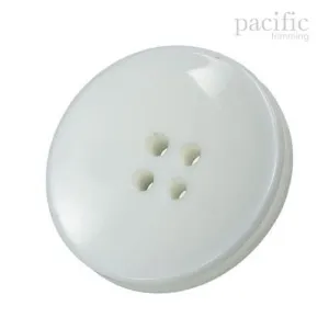 Round Concave 4 Hole Polyester Jacket Coat Button