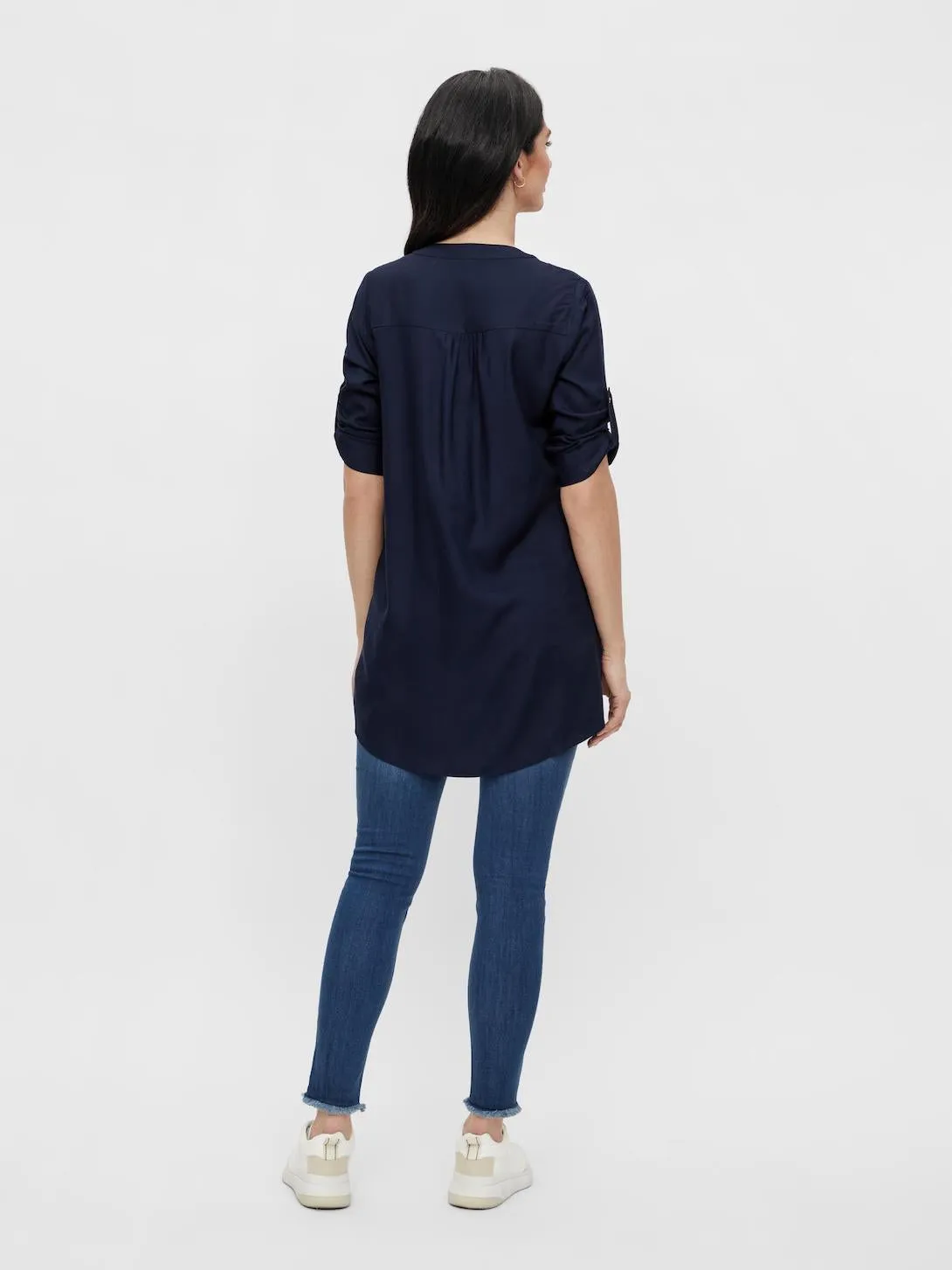 Round Neck 3/4 Sleeve Tunic