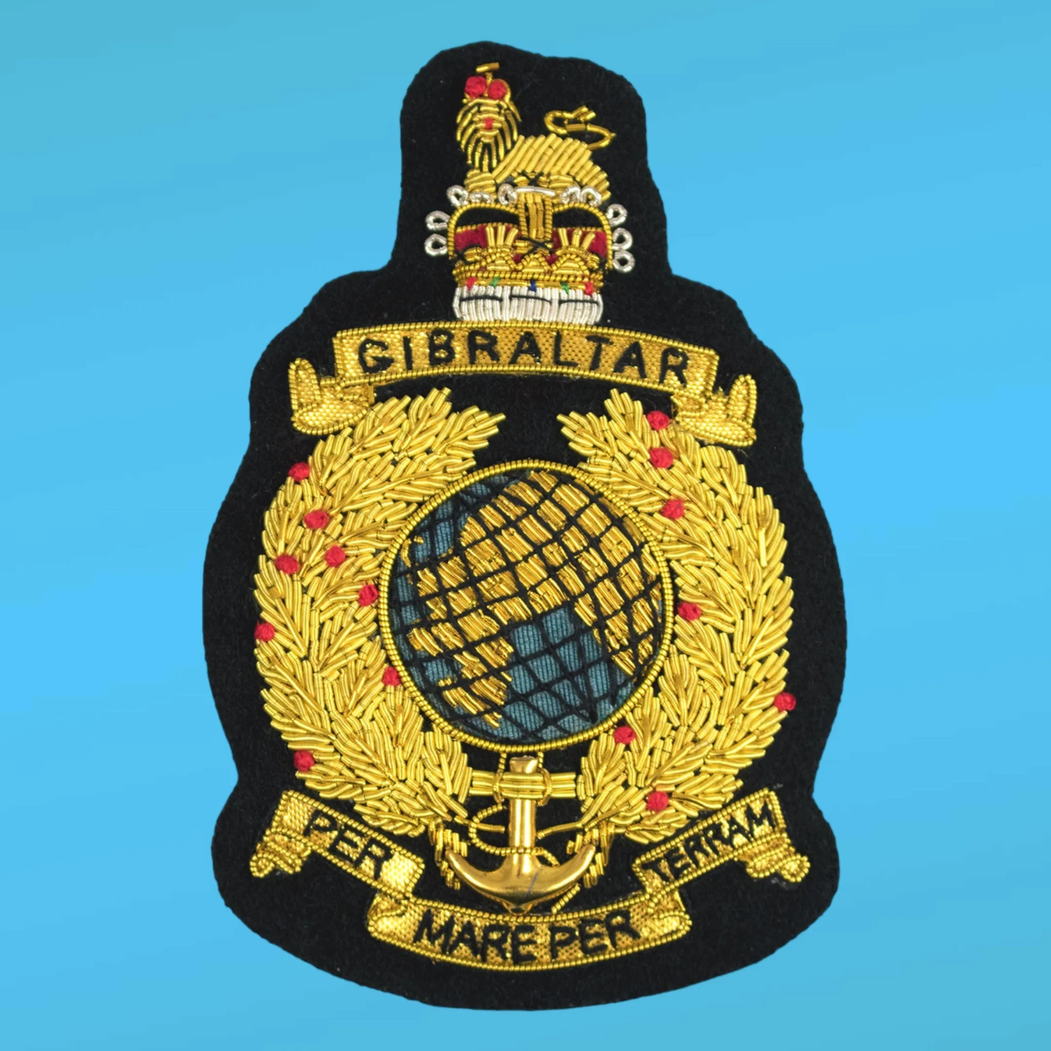 Royal Marines Corps Crest Blazer Badge
